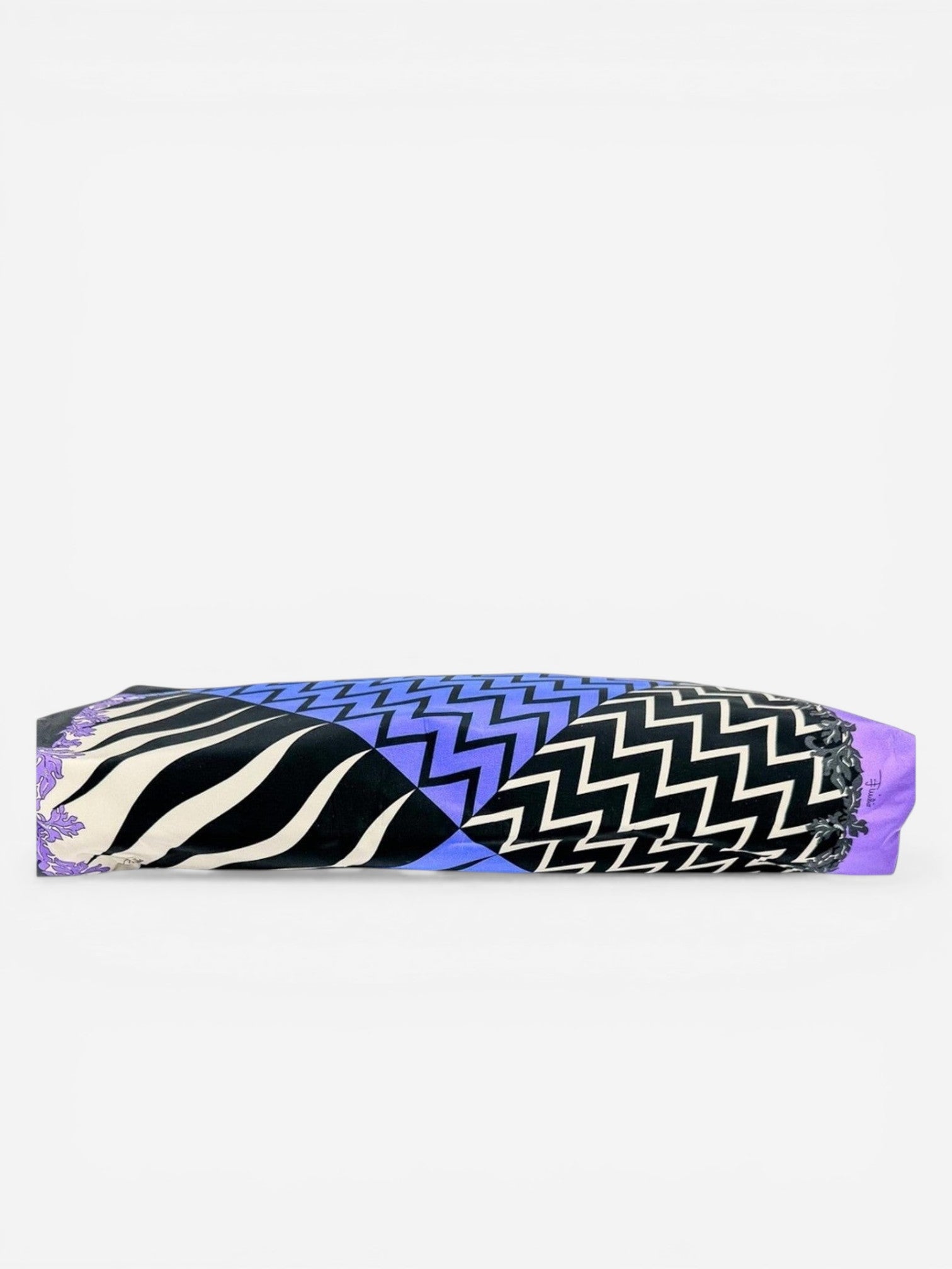 Emilio Pucci x Koché Limited Edition Purple Geometric Print Clutch – New