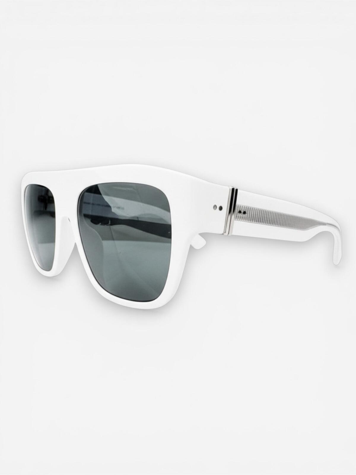 Dolce & Gabbana DG4398-F White Oversized Square Sunglasses Full Set NWT