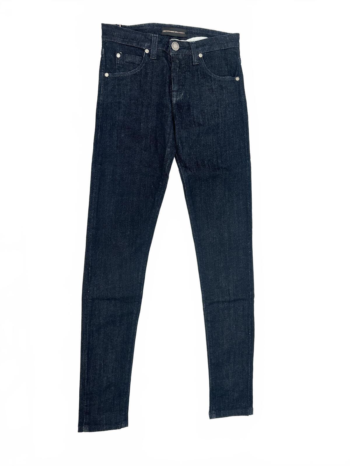 Alessandro Dell’Acqua Alessandro Dell’Acqua Dark Indigo Skinny Jean Size 24 IT 34 Blue | NWT - Vestir