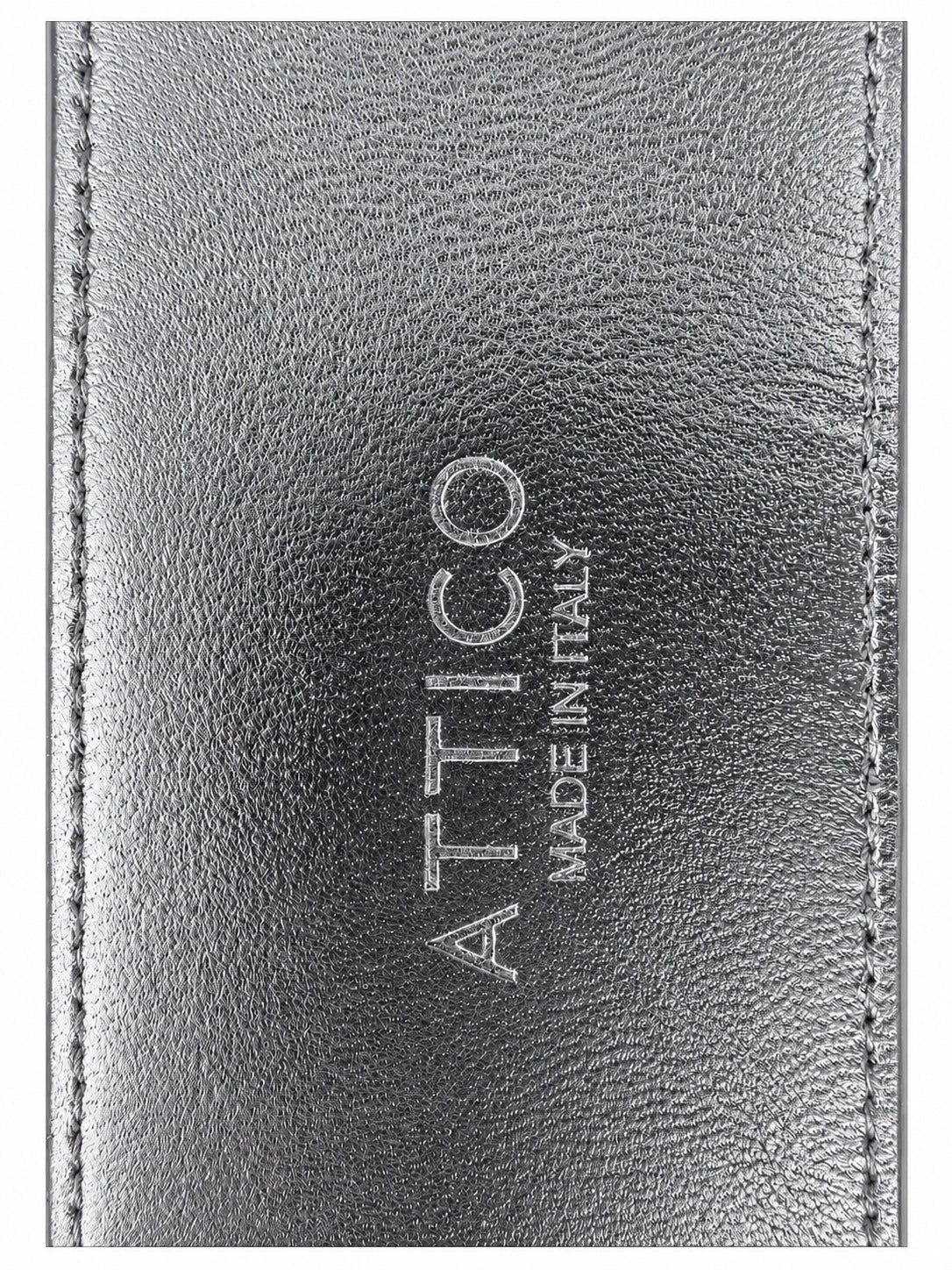 ATTICO ATTICO Patent Leather Wide Pin Buckle Anklets Cuffs Ivory Made in Italy | NIB - Vestir