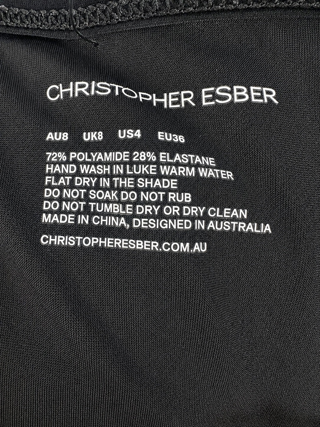 Christopher Esber Christopher Esber Swim Cover-Up Cutout Maxi Dress Black AU 8 US 4 | NWT - Vestir