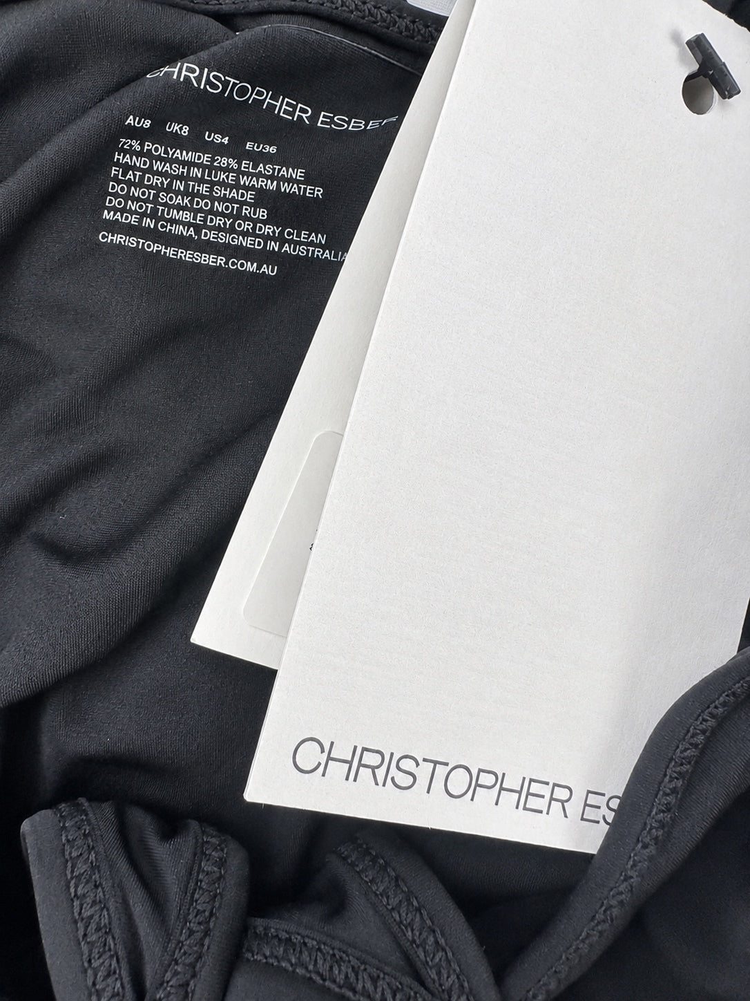 Christopher Esber Christopher Esber Swim Cover-Up Cutout Maxi Dress Black AU 8 US 4 | NWT - Vestir