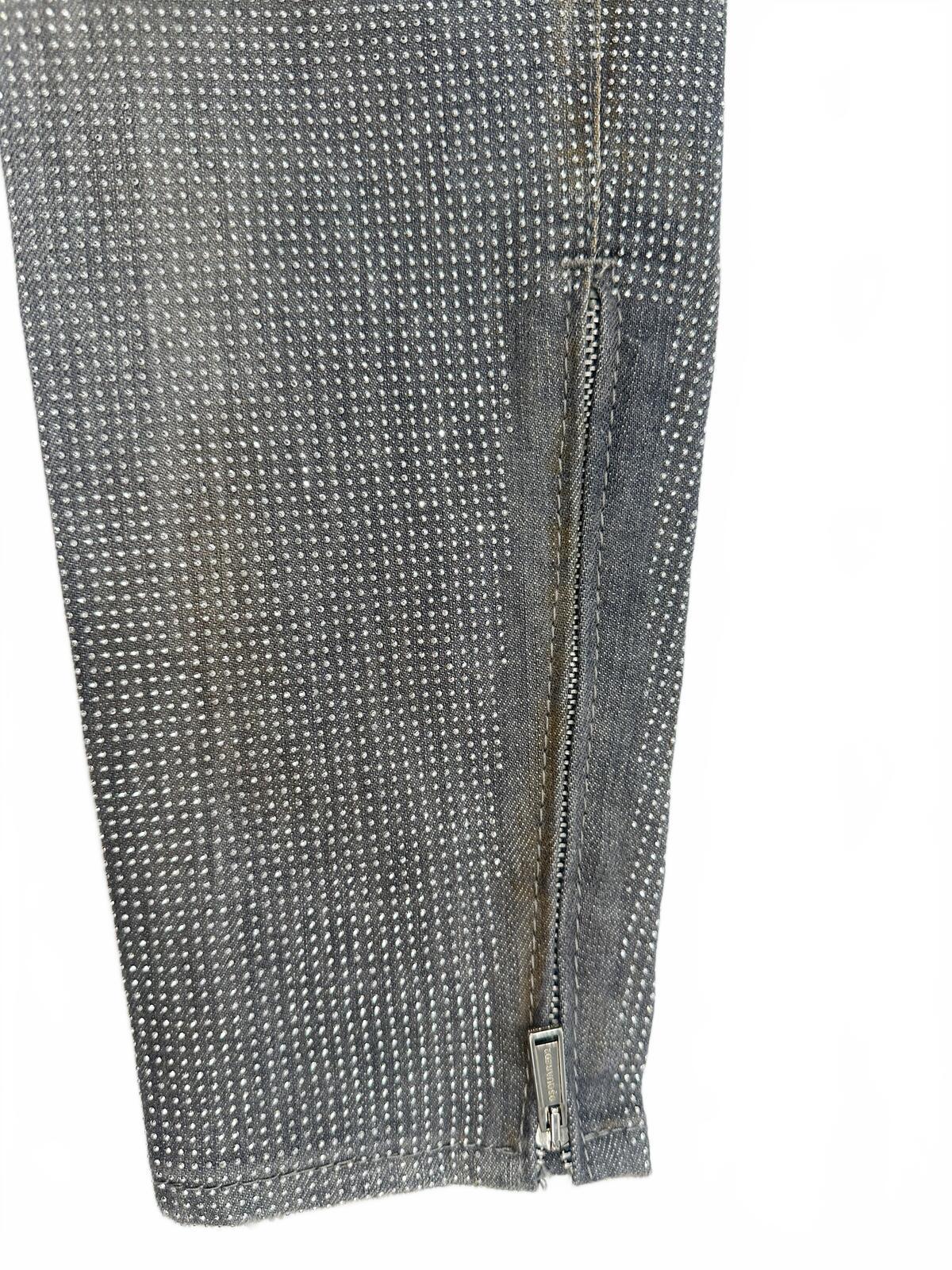 Dsquared2 Dsquared2 Medium Waist Skinny Jean Crystal Embellished Grey IT38 NWT - Vestir