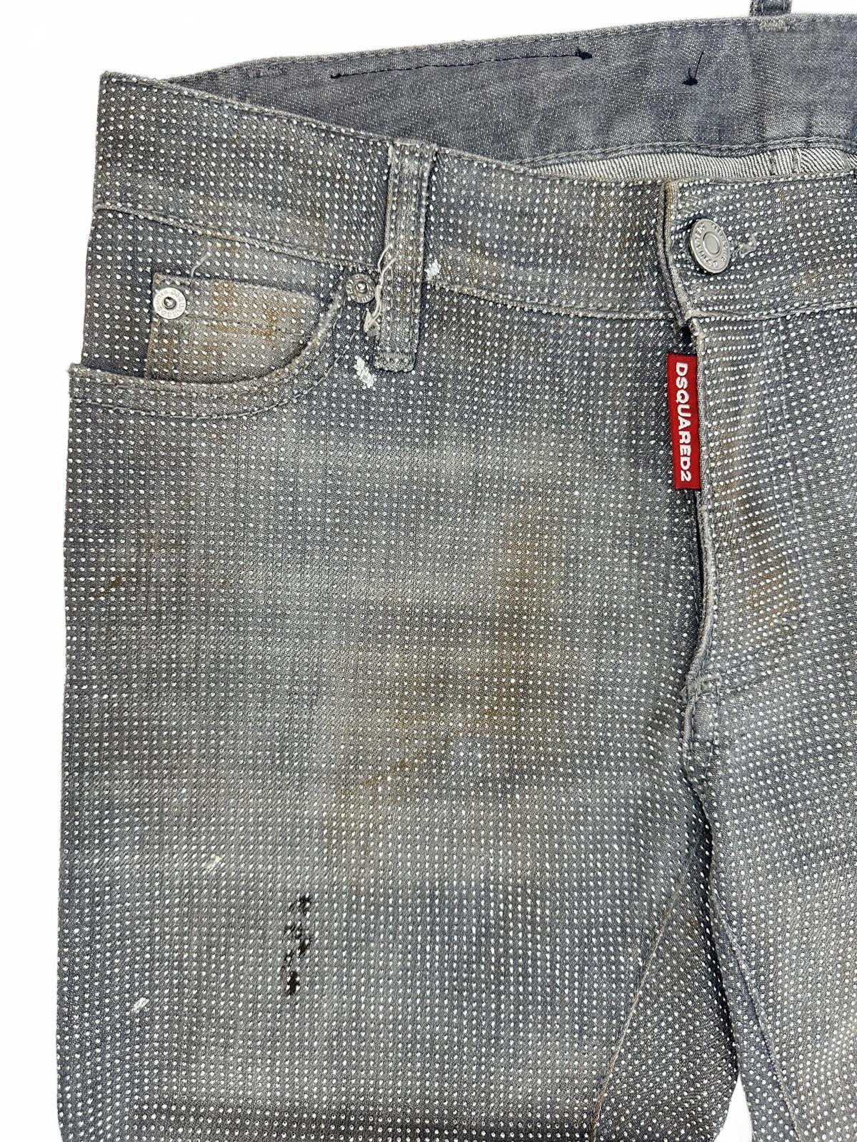 Dsquared2 Dsquared2 Medium Waist Skinny Jean Crystal Embellished Grey IT38 NWT - Vestir