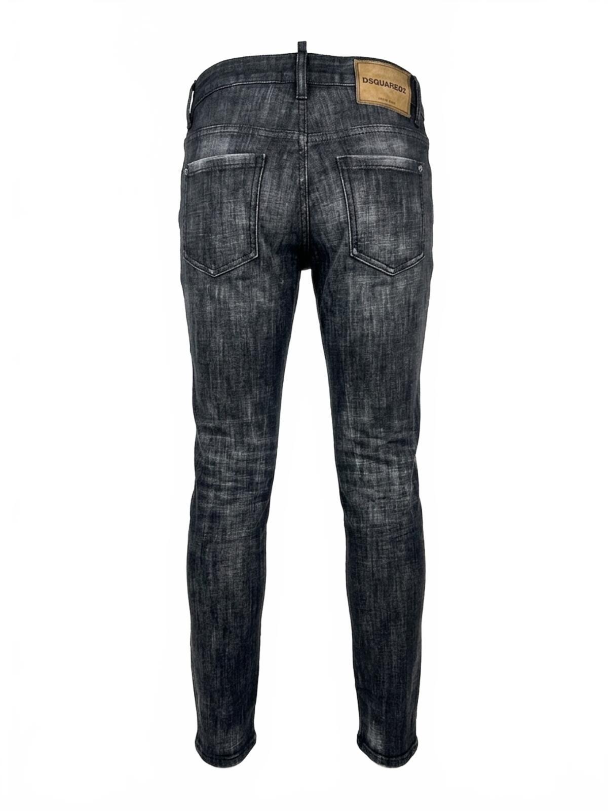 Dsquared2 Dsquared2 Super Skinny Jean Grey Washed Ankle Zip Women IT 38 US 2 | NWT - Vestir