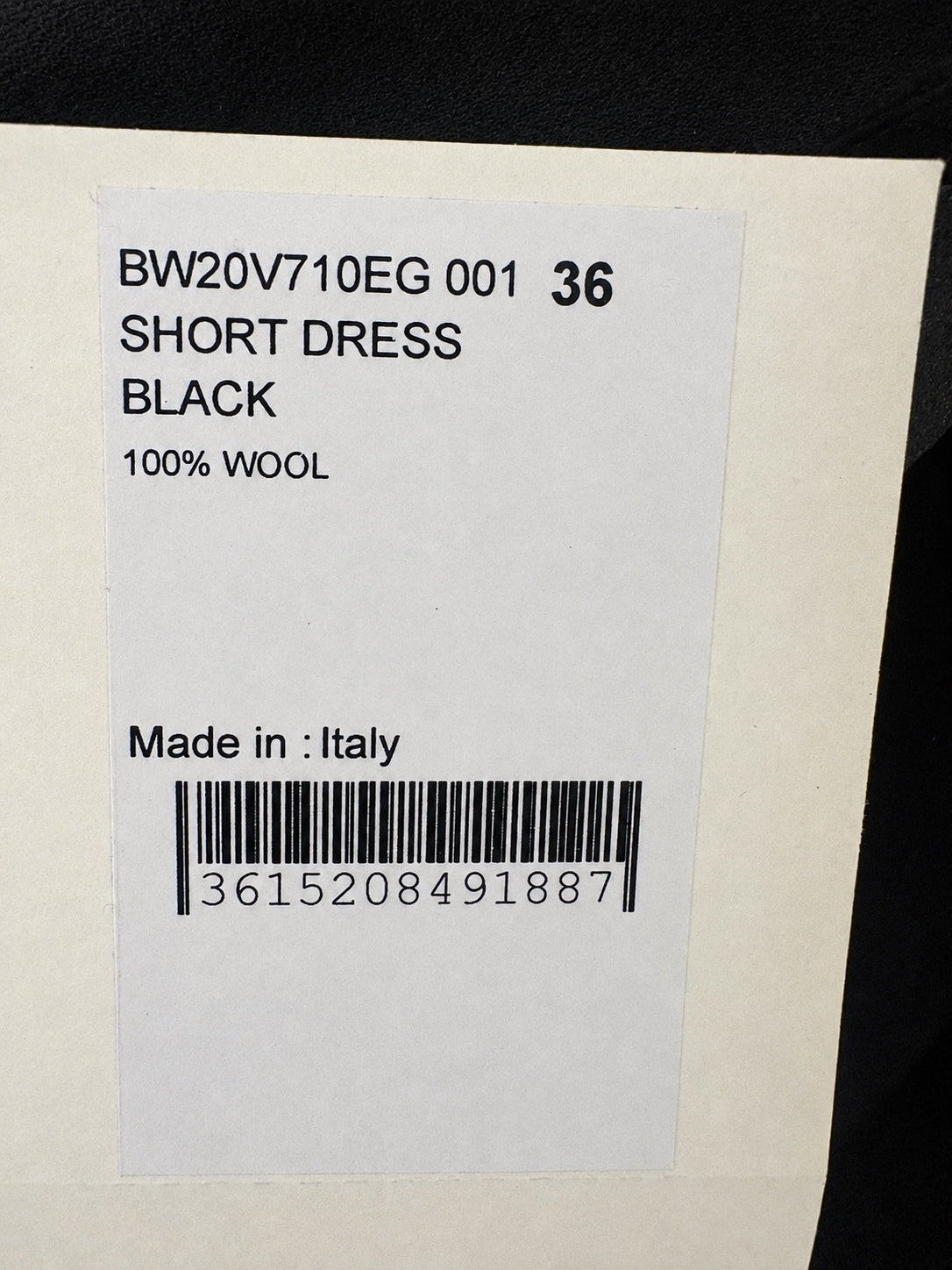 Givenchy Givenchy Wool Crepe Bodycon Midi Dress Black IT 36 US 4 Silk Lined | NWT - Vestir
