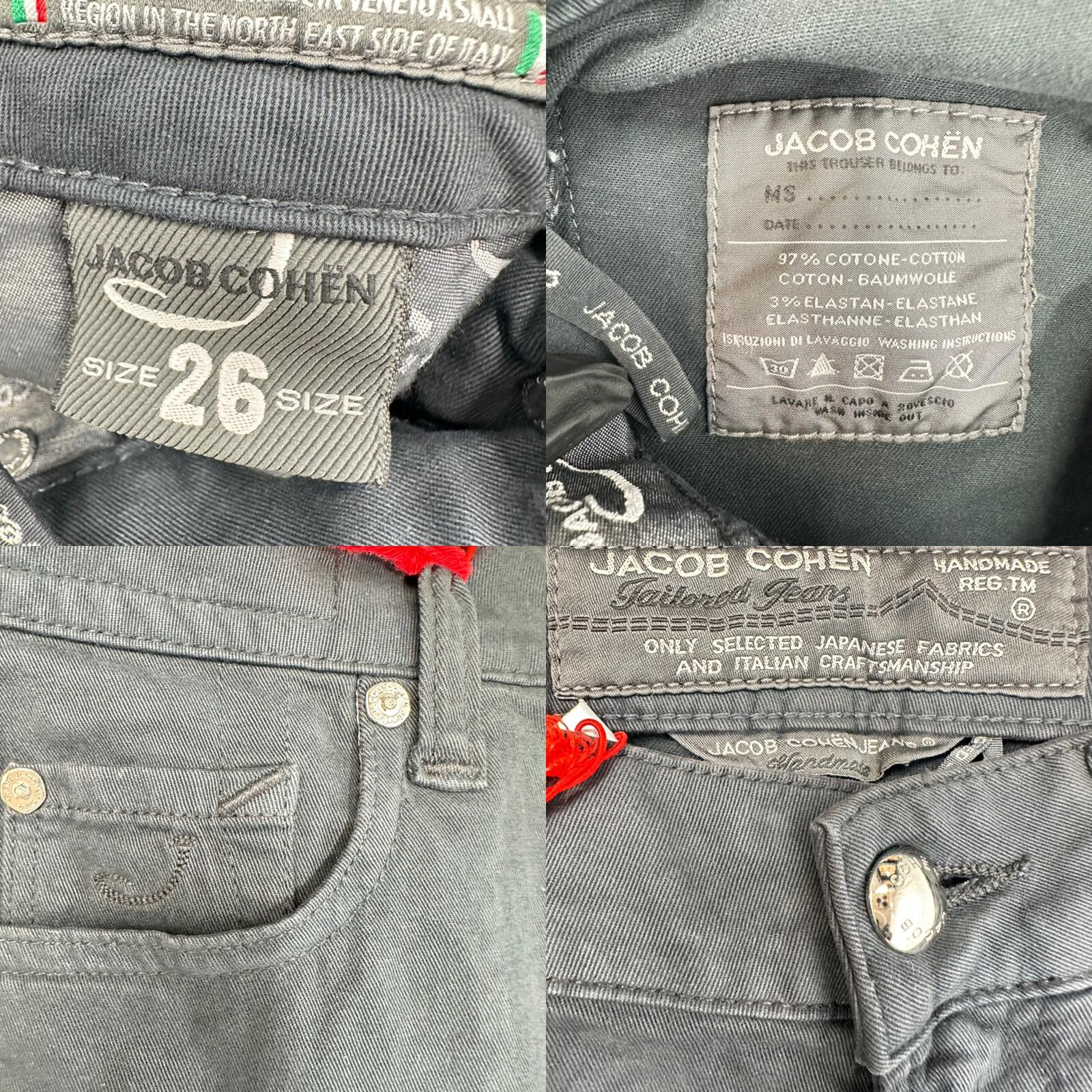Jacob Cohen Jacob Cohen J711 Slim Jean Dark Charcoal Black Women Size 26 | NWT - Vestir