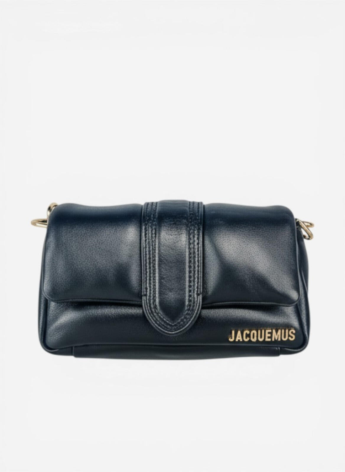 JACQUEMUS Jacquemus Le Petit Bambimou Black Lambskin Shoulder Bag Crossbody | NWT - Vestir