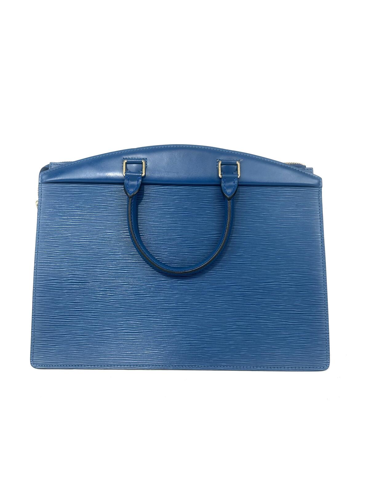Louis Vuitton Louis Vuitton Riviera Vintage Epi Leather Toledo Blue Top Handle Bag - Vestir