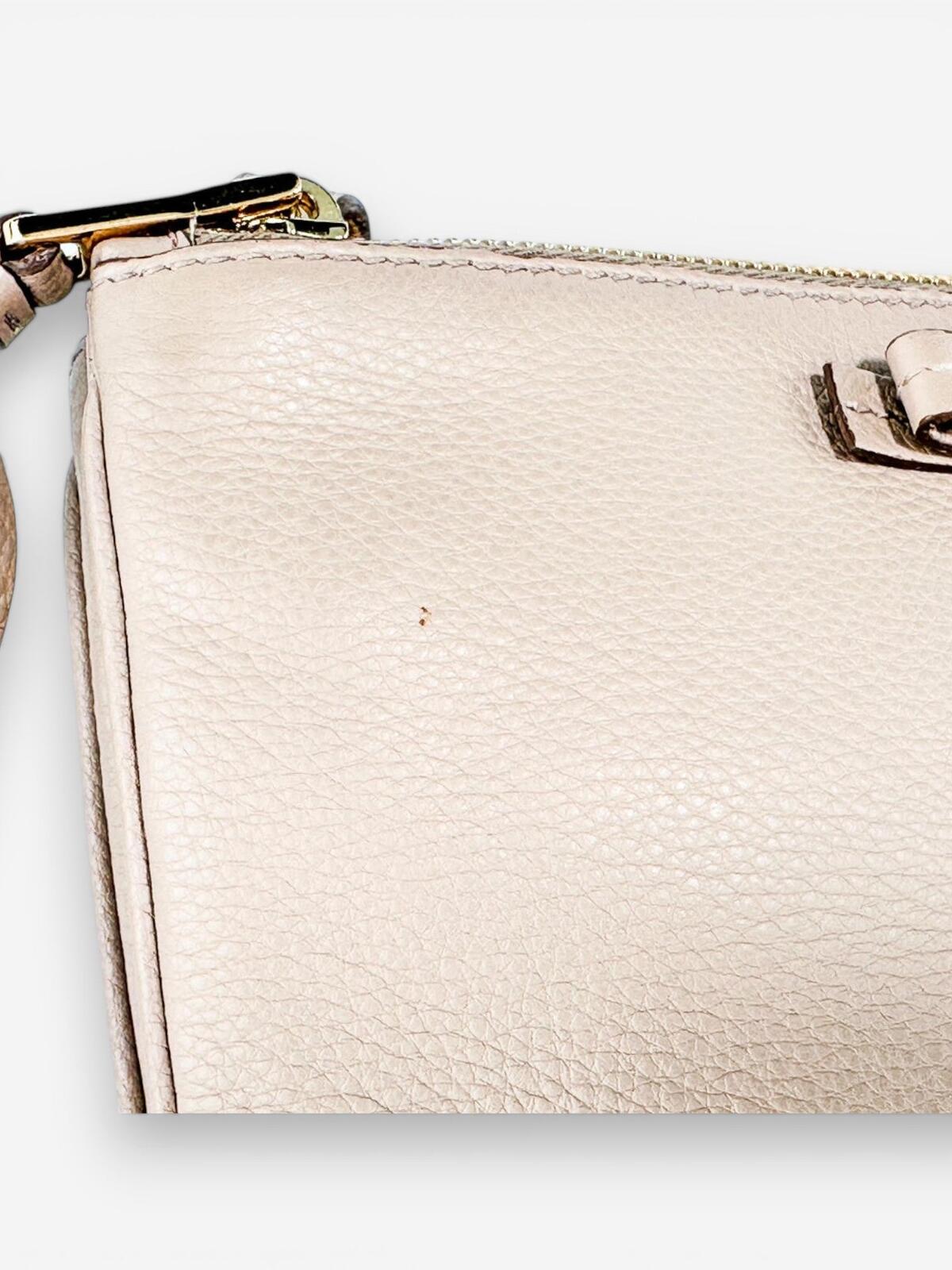 Prada Prada Vitello Phenix 1BH046 Double Zip Crossbody Cammeo Beige | NWT - Vestir