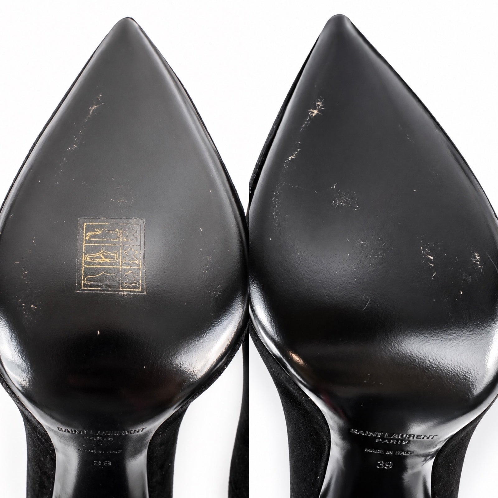 Saint Laurent Saint Laurent Era 110 Ball Strass Crystal Pumps Black Suede EU 39 | NIB - Vestir