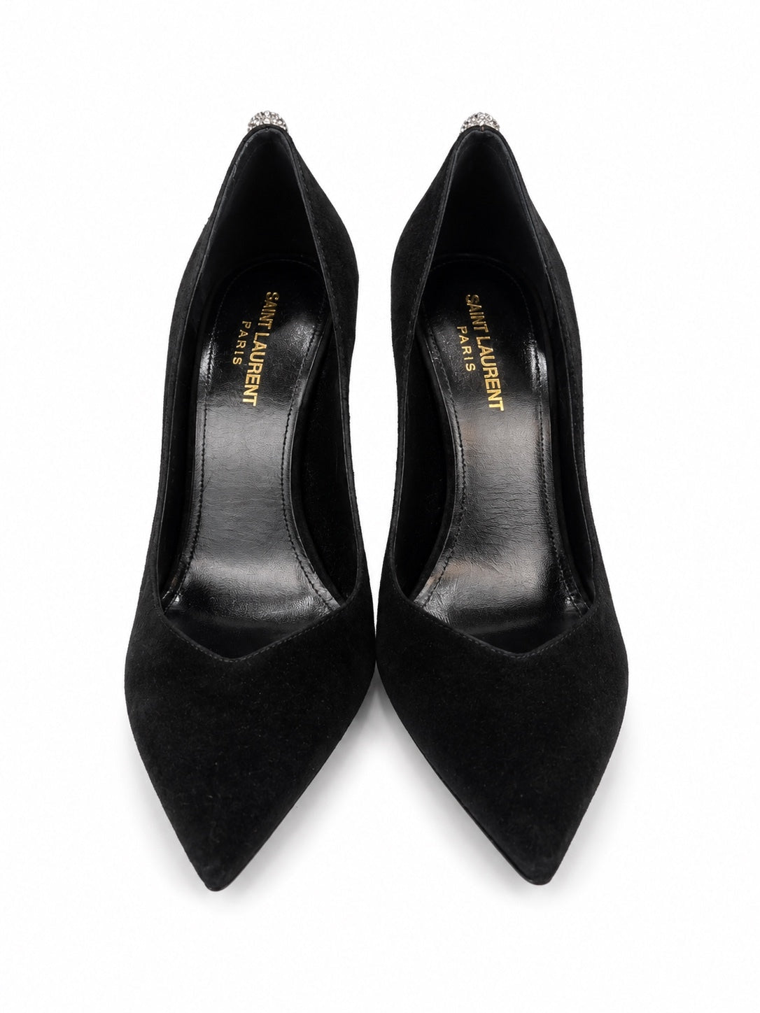 Saint Laurent Saint Laurent Era 110 Ball Strass Crystal Pumps Black Suede EU 39 | NIB - Vestir