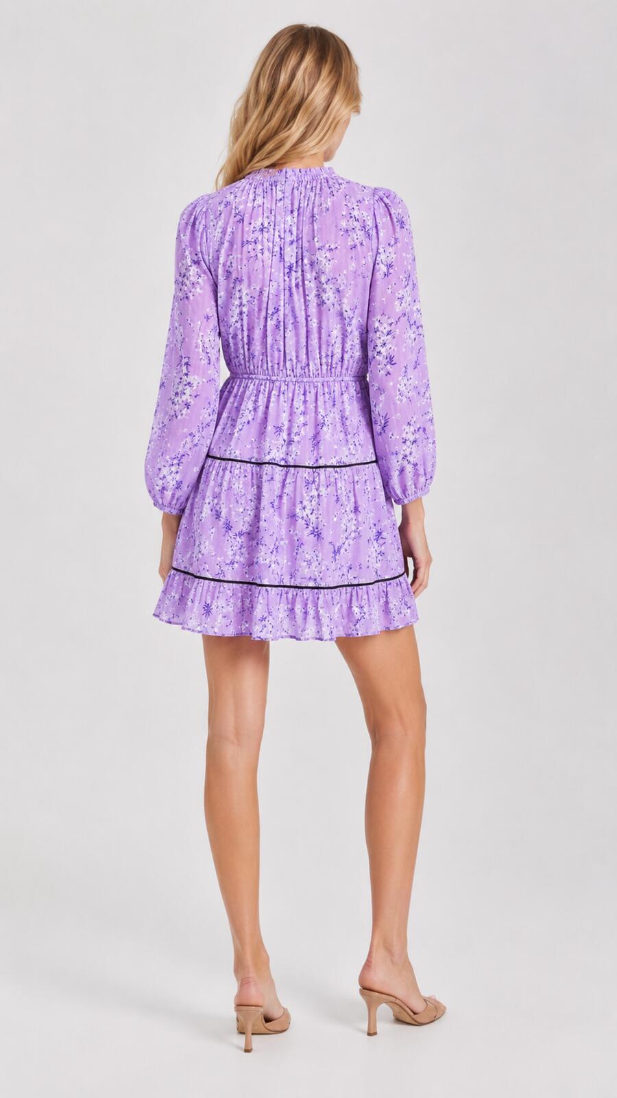 Ulla Johnson Ulla Johnson Brienne Floral Mini Dress Lilac Purple US 8 M | NWT - Vestir