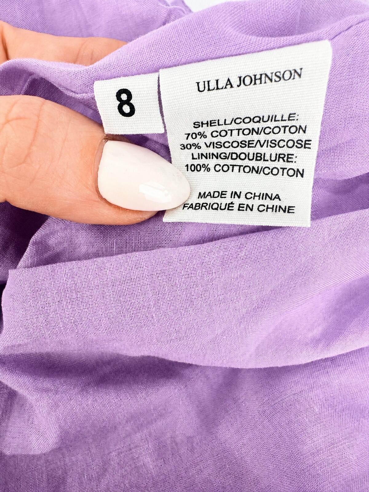 Ulla Johnson Ulla Johnson Brienne Floral Mini Dress Lilac Purple US 8 M | NWT - Vestir