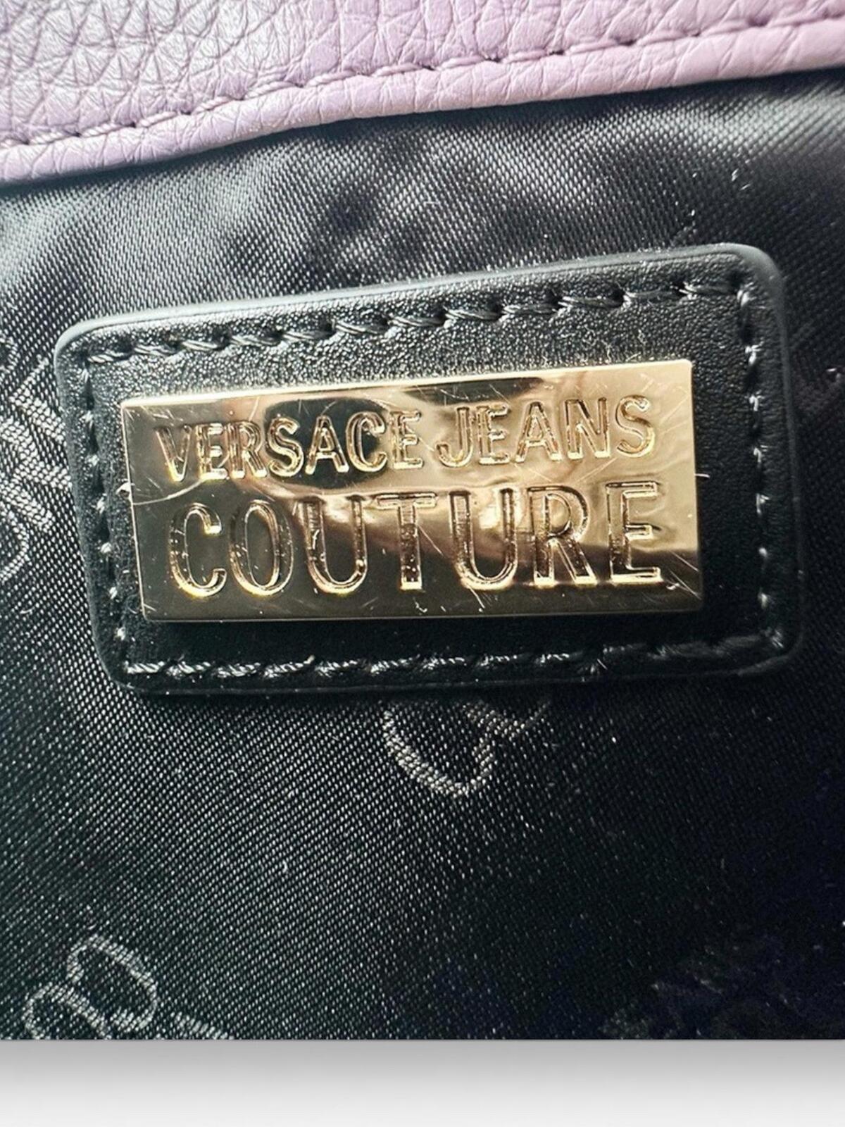 Versace Jeans Collection Versace Jeans Couture Lilac Shoulder Bag | Gold Buckle Chain Strap | NWT - Vestir