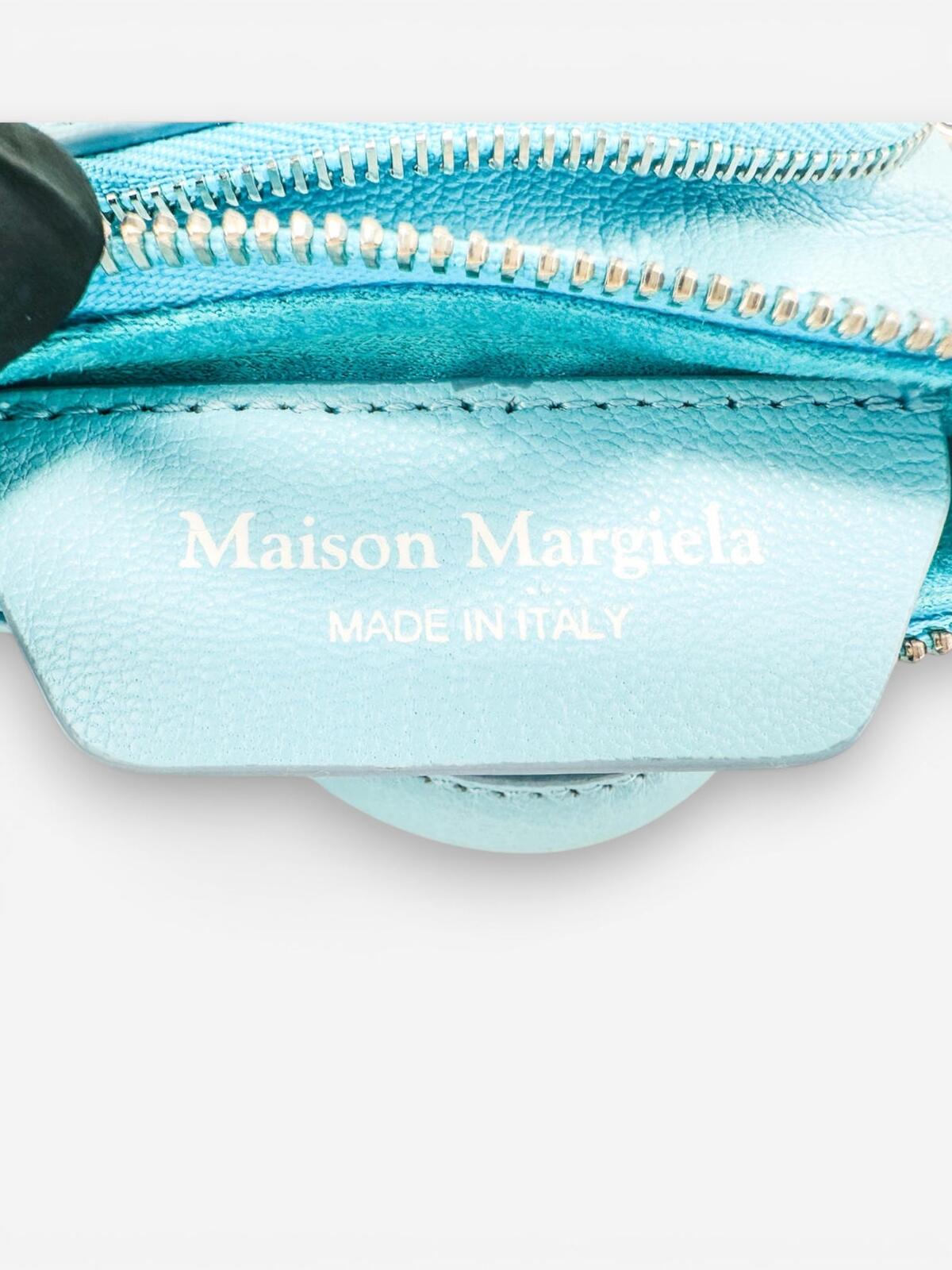 Maison Margiela 5AC Classique Baby Grained Leather Light Blue Aqua Tote | NWT