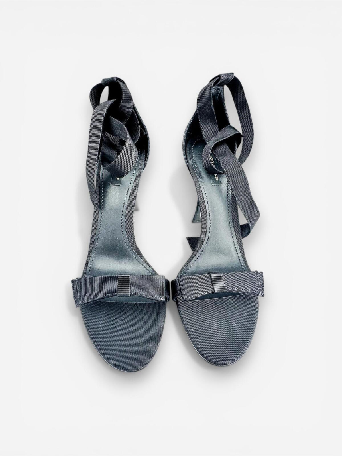 Dolce & Gabbana Black Strappy Heeled Sandals EU 40 US 9 | NIB | Italy