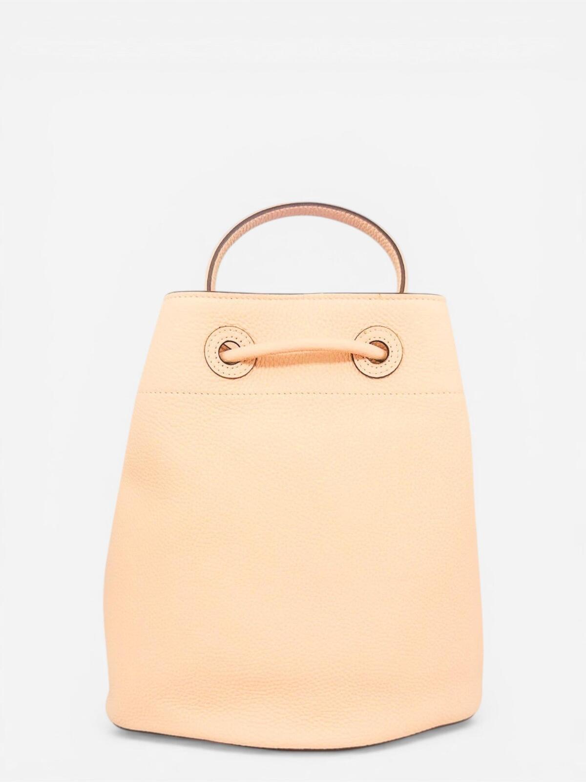 Burberry TB Bucket Bag Peach Pink | Grainy Leather | Gold Hardware | NWT