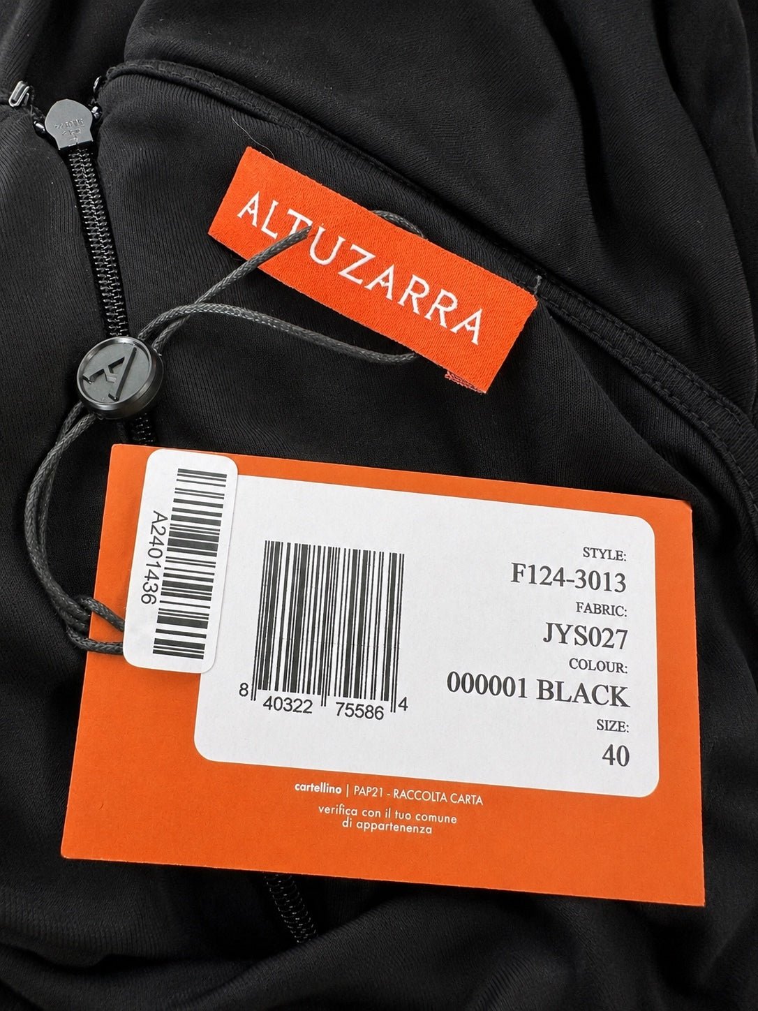 Altuzarra Altuzarra Black Viscose Ruched Halter Draped Maxi Dress FR 40 US 8 | NWT - Vestir