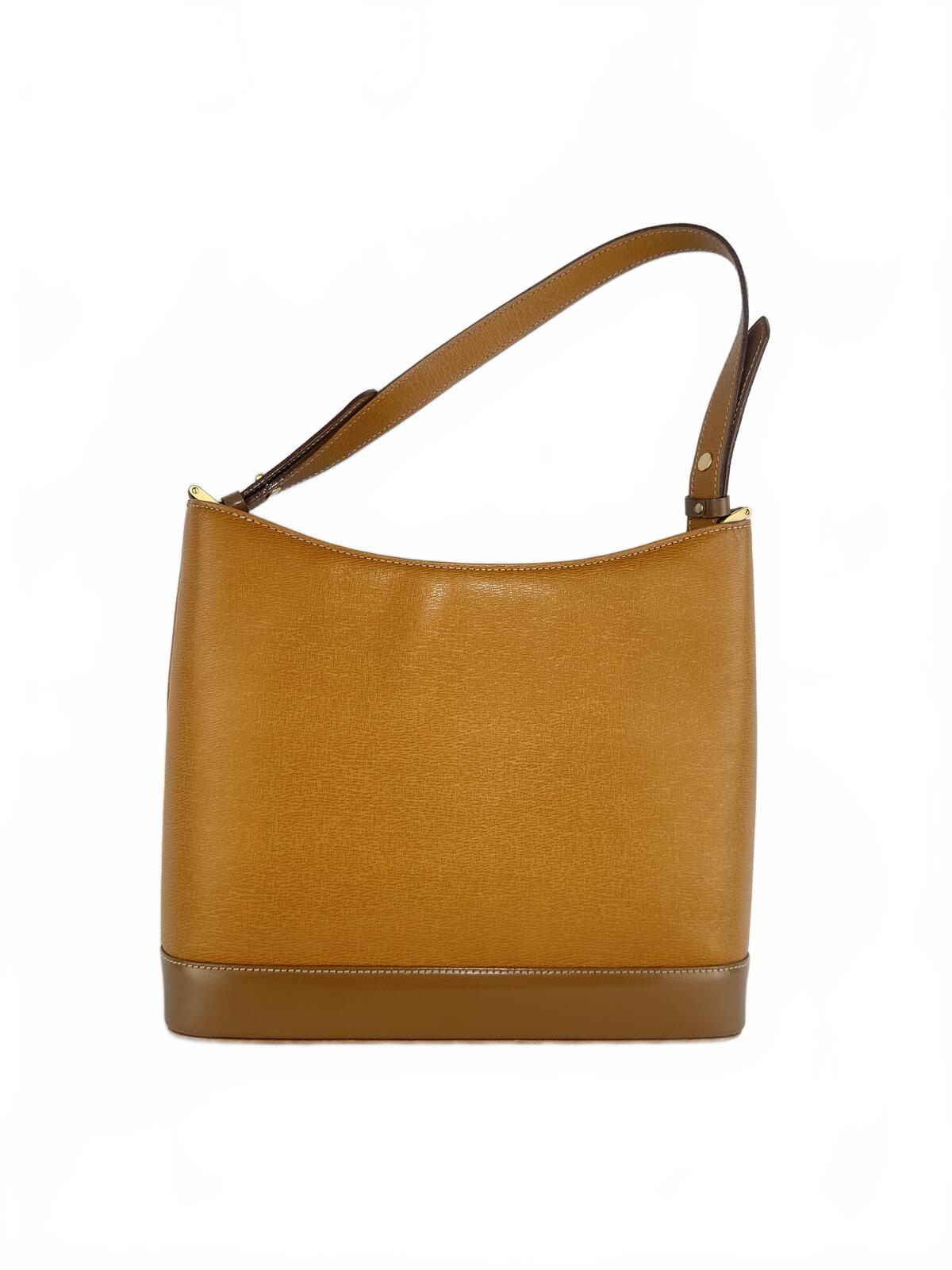 Burberry Burberry London Cosmopolitan Tote Tan Grained Leather Nova Check | Pre-Loved - Vestir