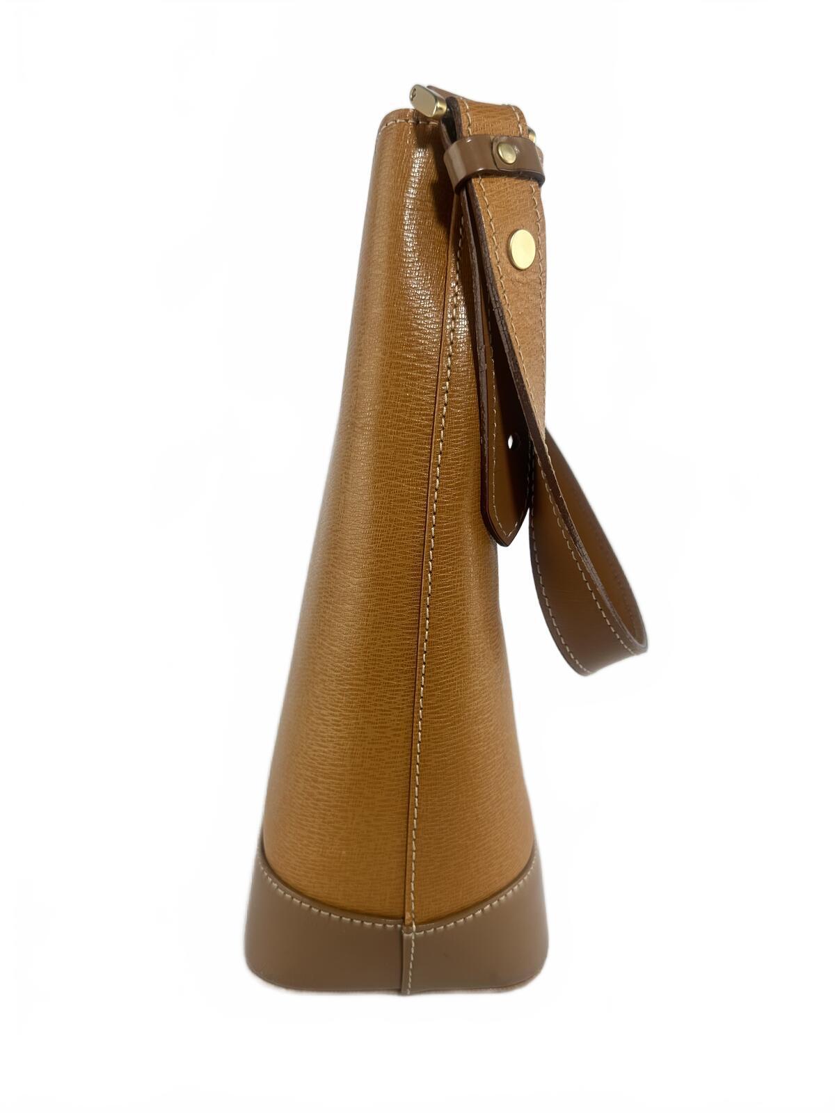 Burberry Burberry London Cosmopolitan Tote Tan Grained Leather Nova Check | Pre-Loved - Vestir