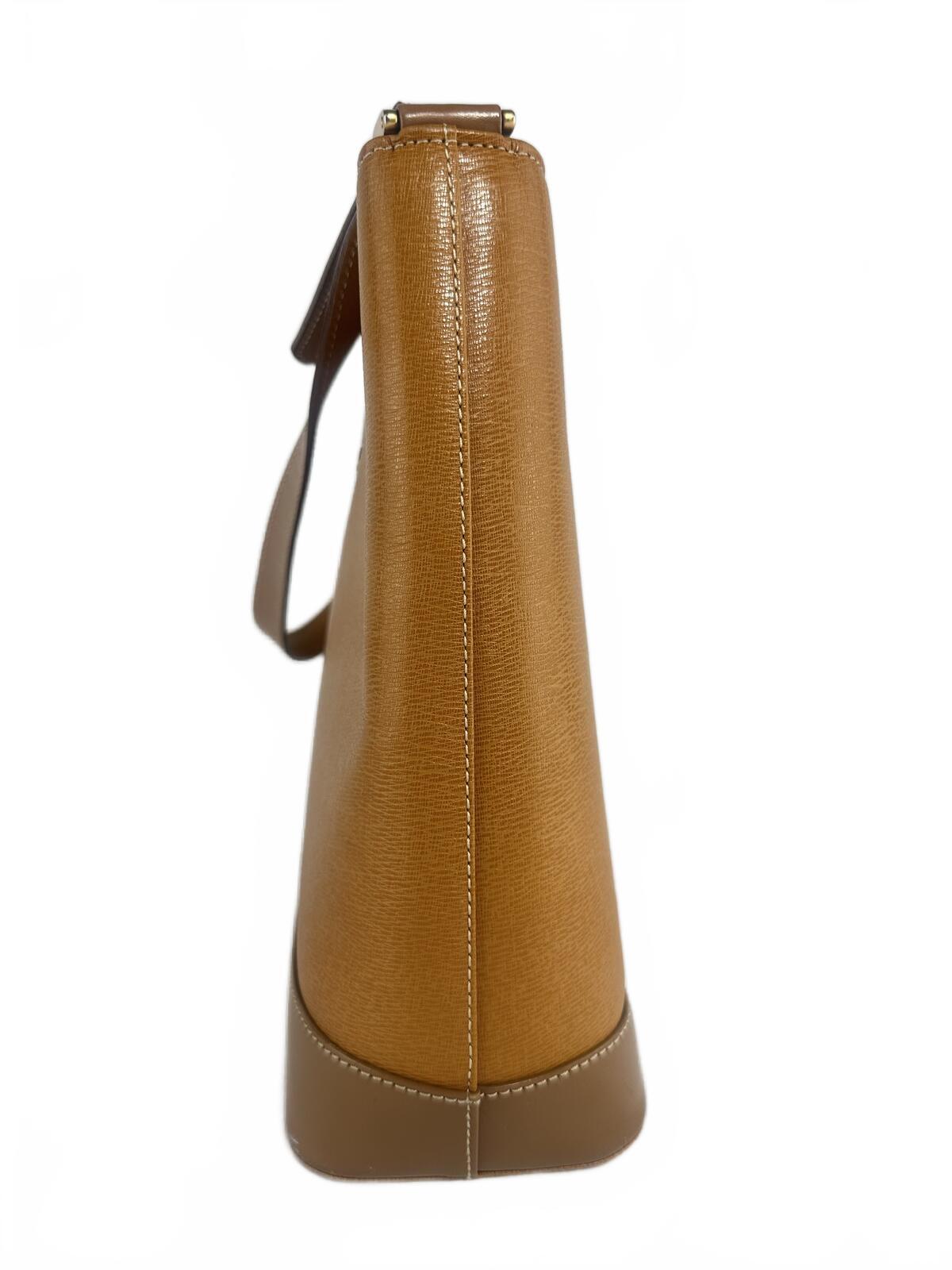 Burberry Burberry London Cosmopolitan Tote Tan Grained Leather Nova Check | Pre-Loved - Vestir