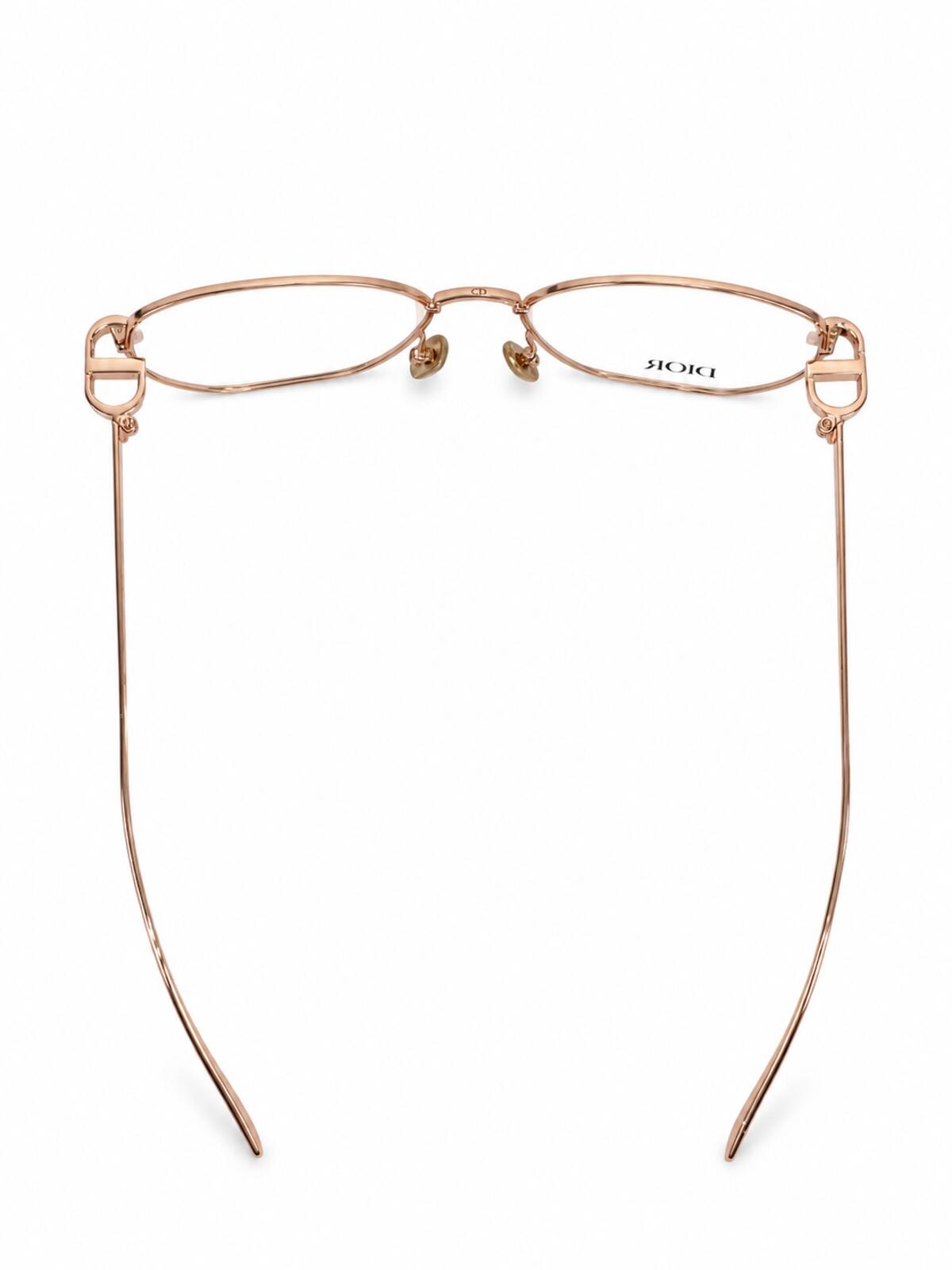 Christian Dior Christian Dior CDiorO S3F E000 Rose Gold Metal Eyeglasses 55-17 | New - Vestir