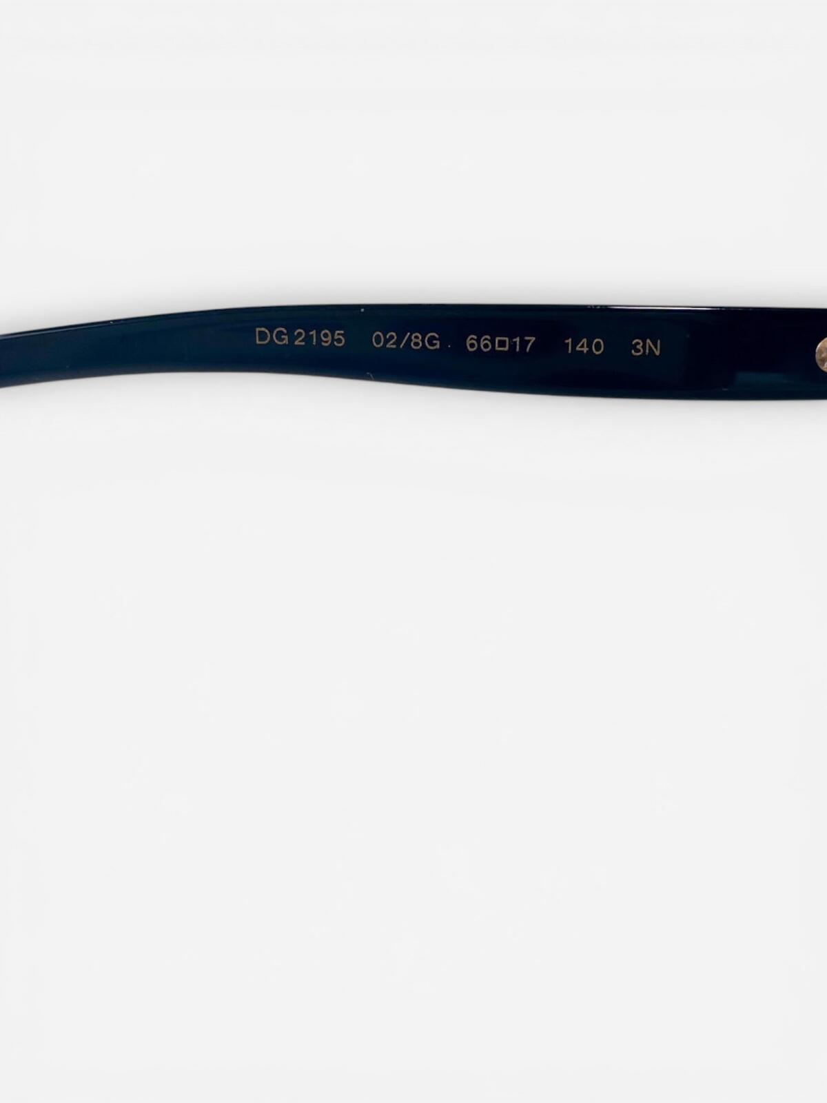 Dolce & Gabbana Dolce & Gabbana DG2195 Rimless Baroque Gold Black Sunglasses | NWT Rare - Vestir