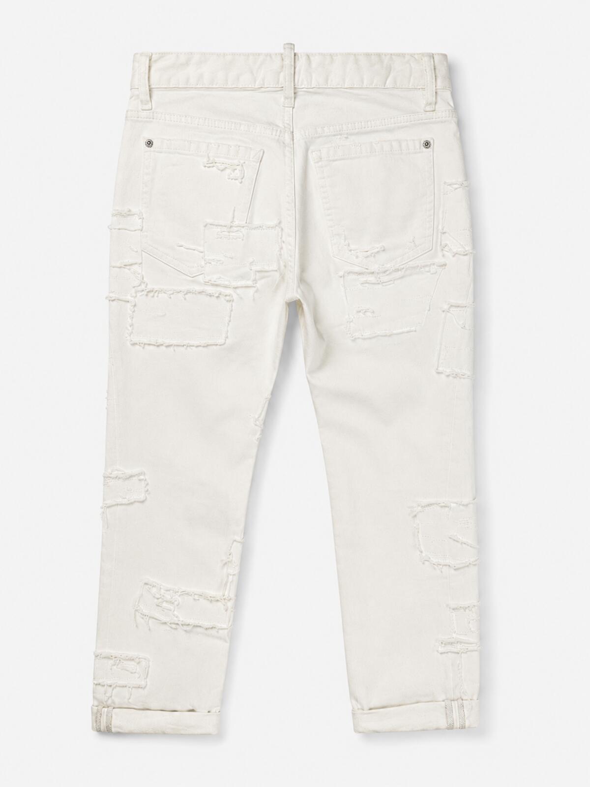 Dsquared2 Dsquared2 Cool Girl White Distressed Keep The Faith Jeans IT 38 | NWT - Vestir