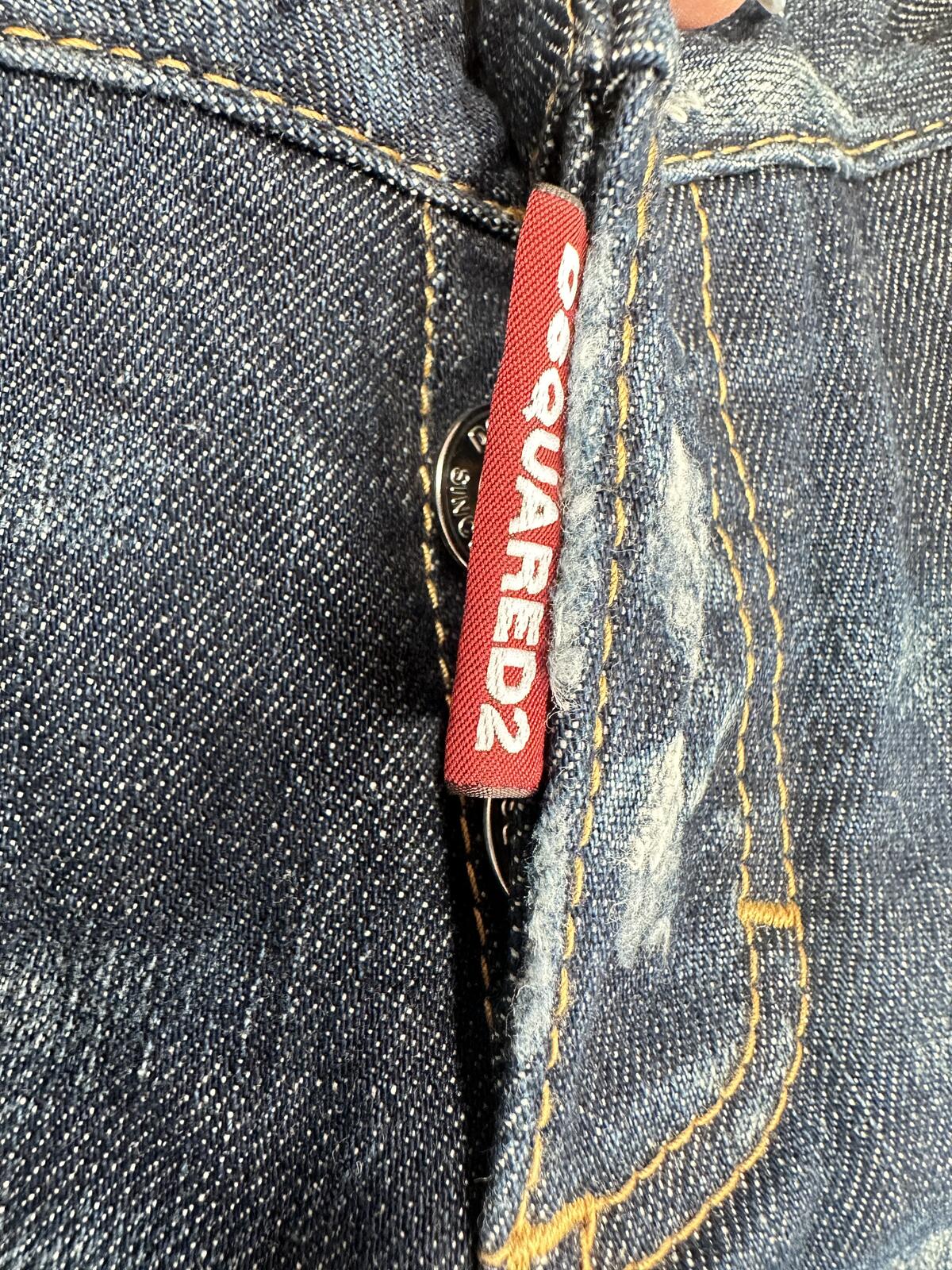 Dsquared2 Dsquared2 Skinny Jean Dark Wash Distressed Ankle Zip Men IT 44 | NWT - Vestir