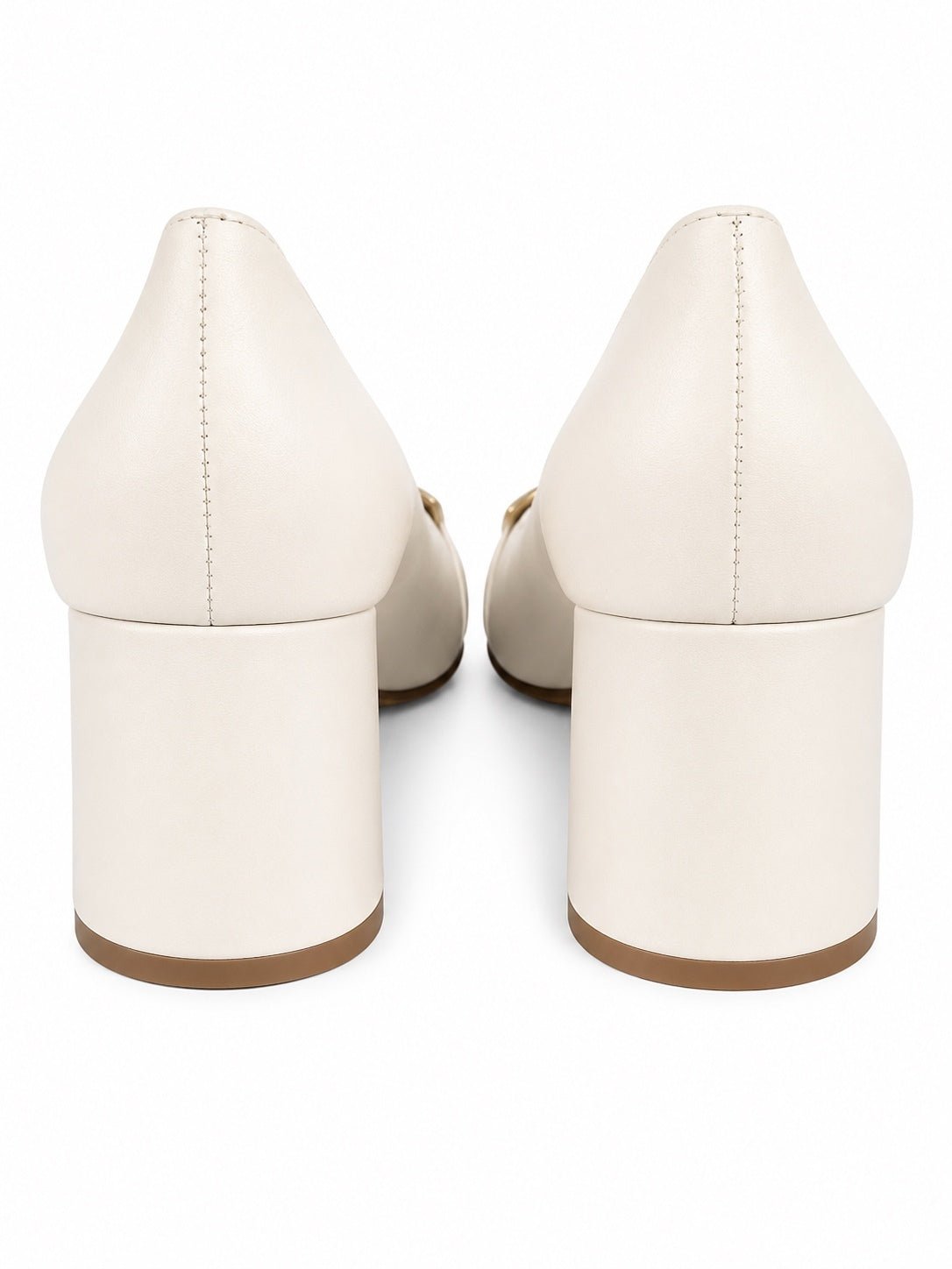 Gianvito Rossi Gianvito Rossi Pamela 60 White Leather Block Heel Pumps EU 40 | NWB - Vestir