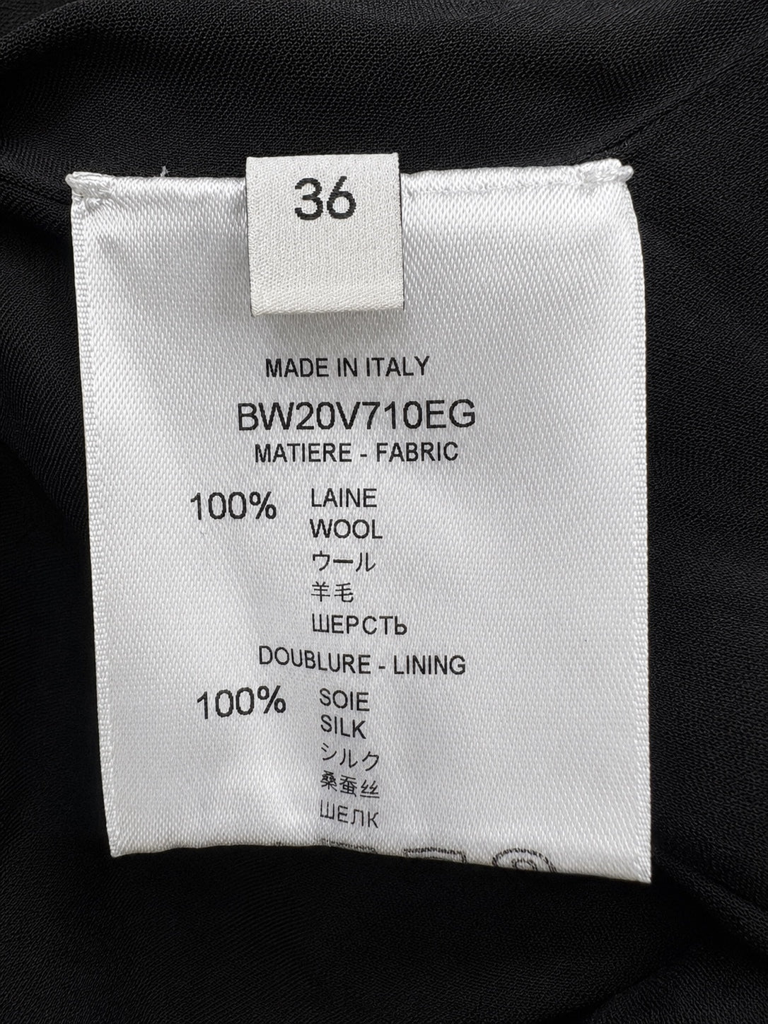 Givenchy Givenchy Wool Crepe Bodycon Midi Dress Black IT 36 US 4 Silk Lined | NWT - Vestir
