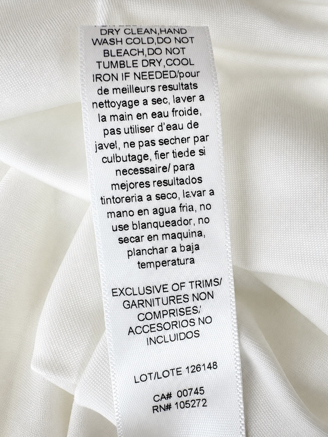 Halston Halston One-Shoulder Draped Cutout Maxi Gown White High Slit US 10 | NWT - Vestir