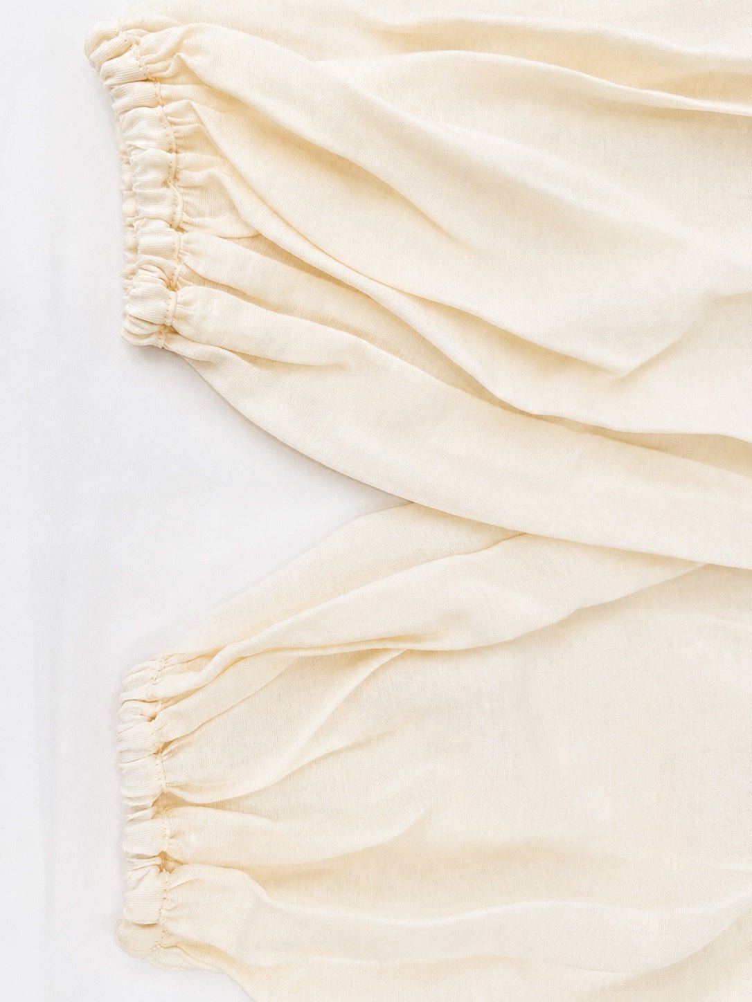 Jonathan Simkhai Jonathan Simkhai Ivory Belted A-Line Mini Dress | Balloon Sleeves | NWT | Size S - Vestir