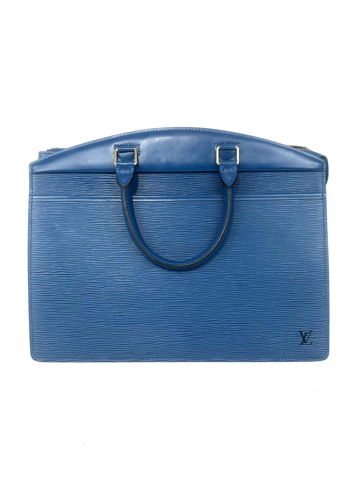 Louis Vuitton Louis Vuitton Riviera Vintage Epi Leather Toledo Blue Top Handle Bag - Vestir