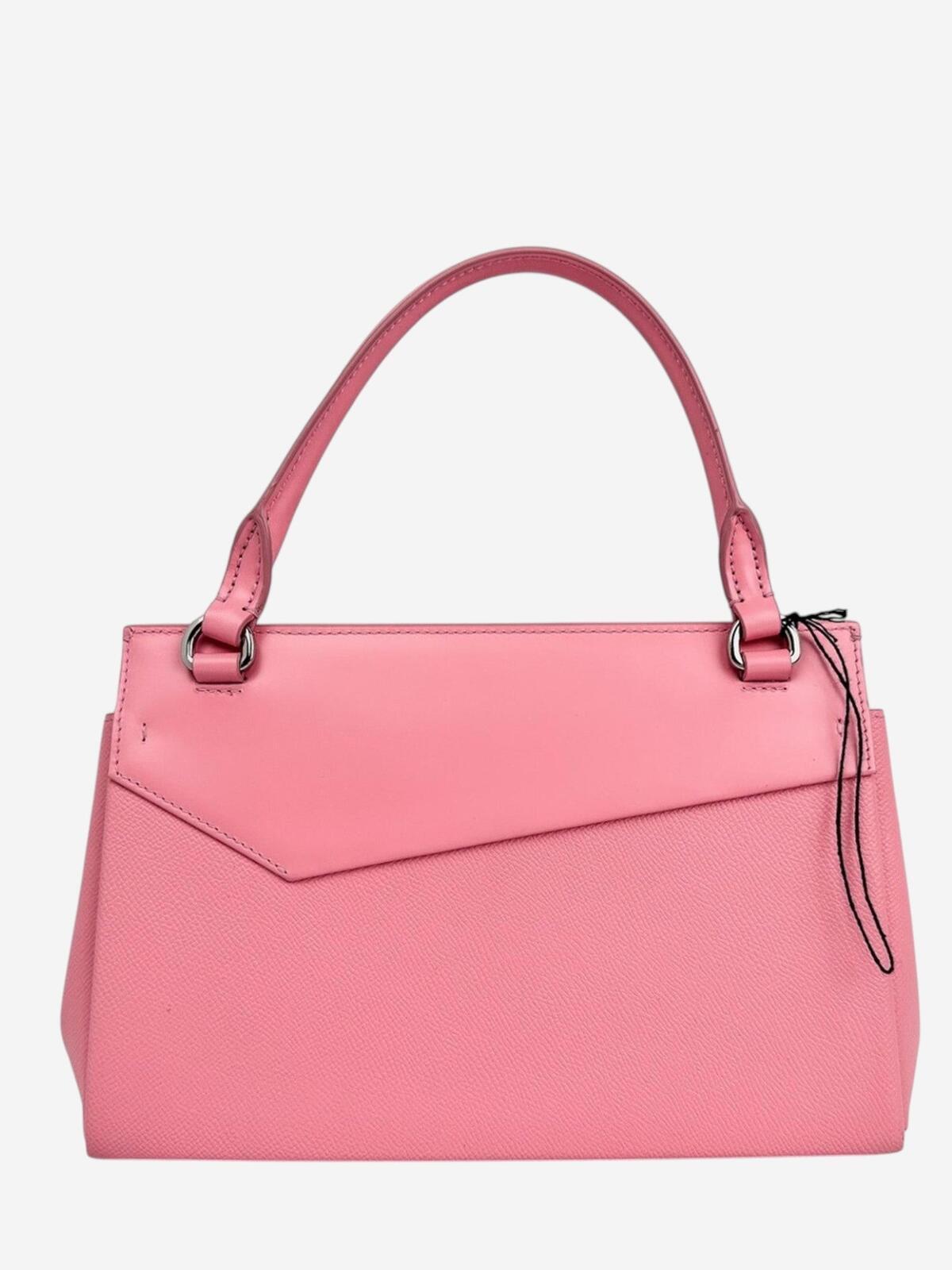 Maison Martin Margiela Maison Margiela Snatched Medium Pink Calfskin Top Handle Bag FW23 | NWT - Vestir