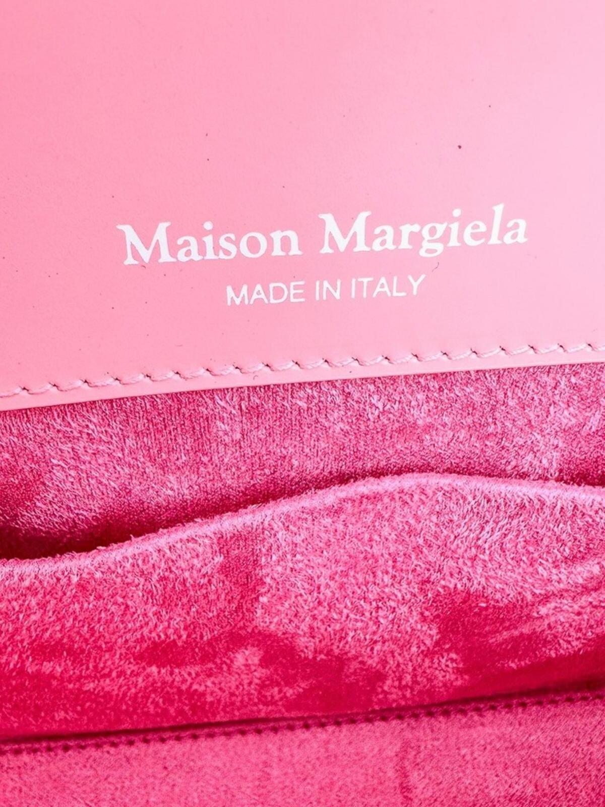 Maison Martin Margiela Maison Margiela Snatched Medium Pink Calfskin Top Handle Bag FW23 | NWT - Vestir
