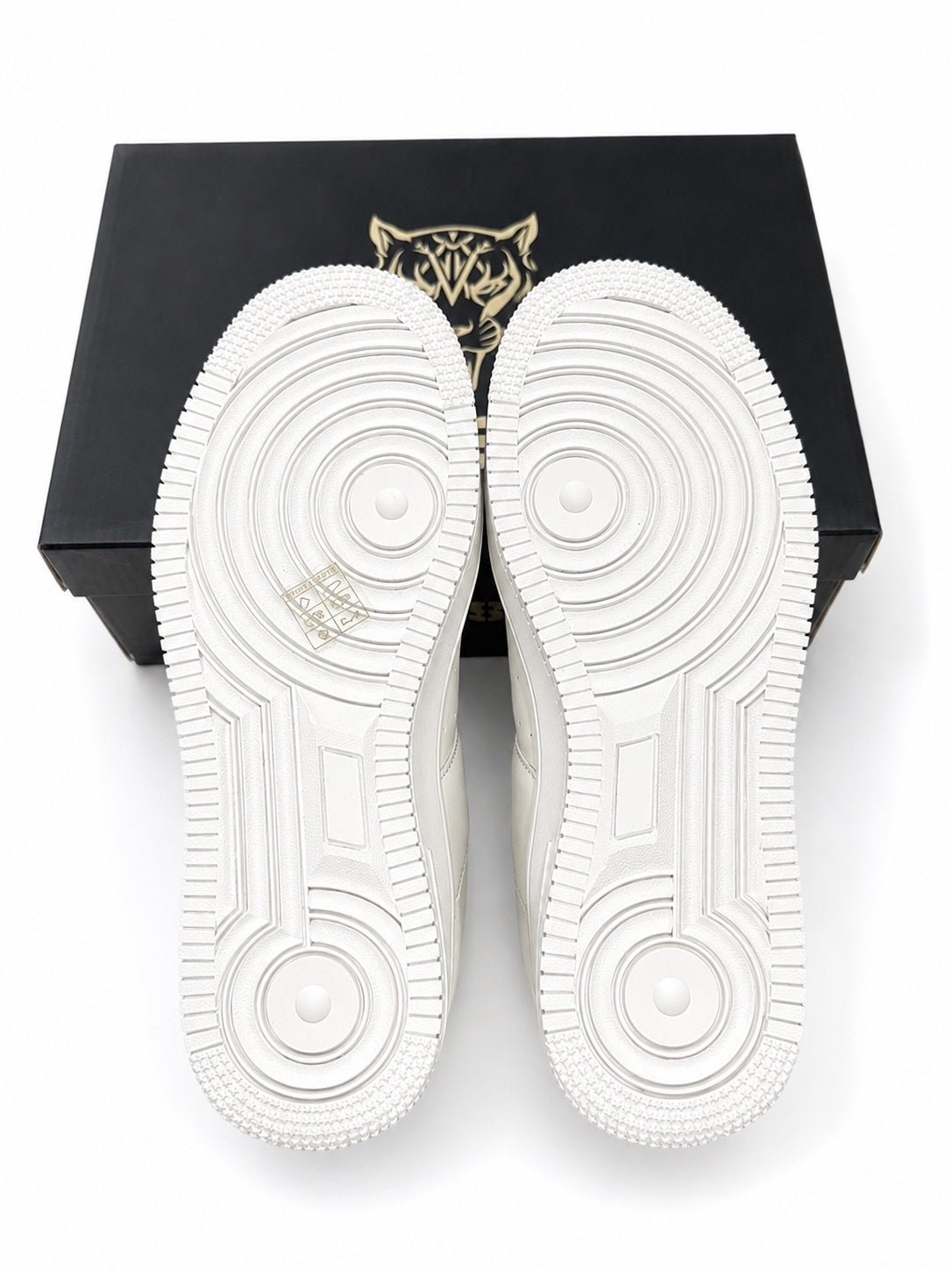 Philipp Plein Philipp Plein Sport High Top Sneakers White Gold Logo DIPS992 EU 40 | NWB - Vestir