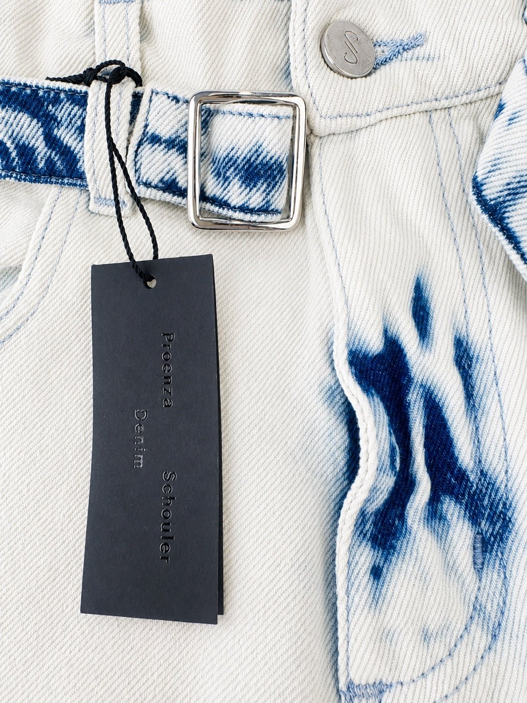 Proenza Schouler Proenza Schouler Ellsworth Bleached Low Rise Loose Jeans W28 Belted | NWT - Vestir