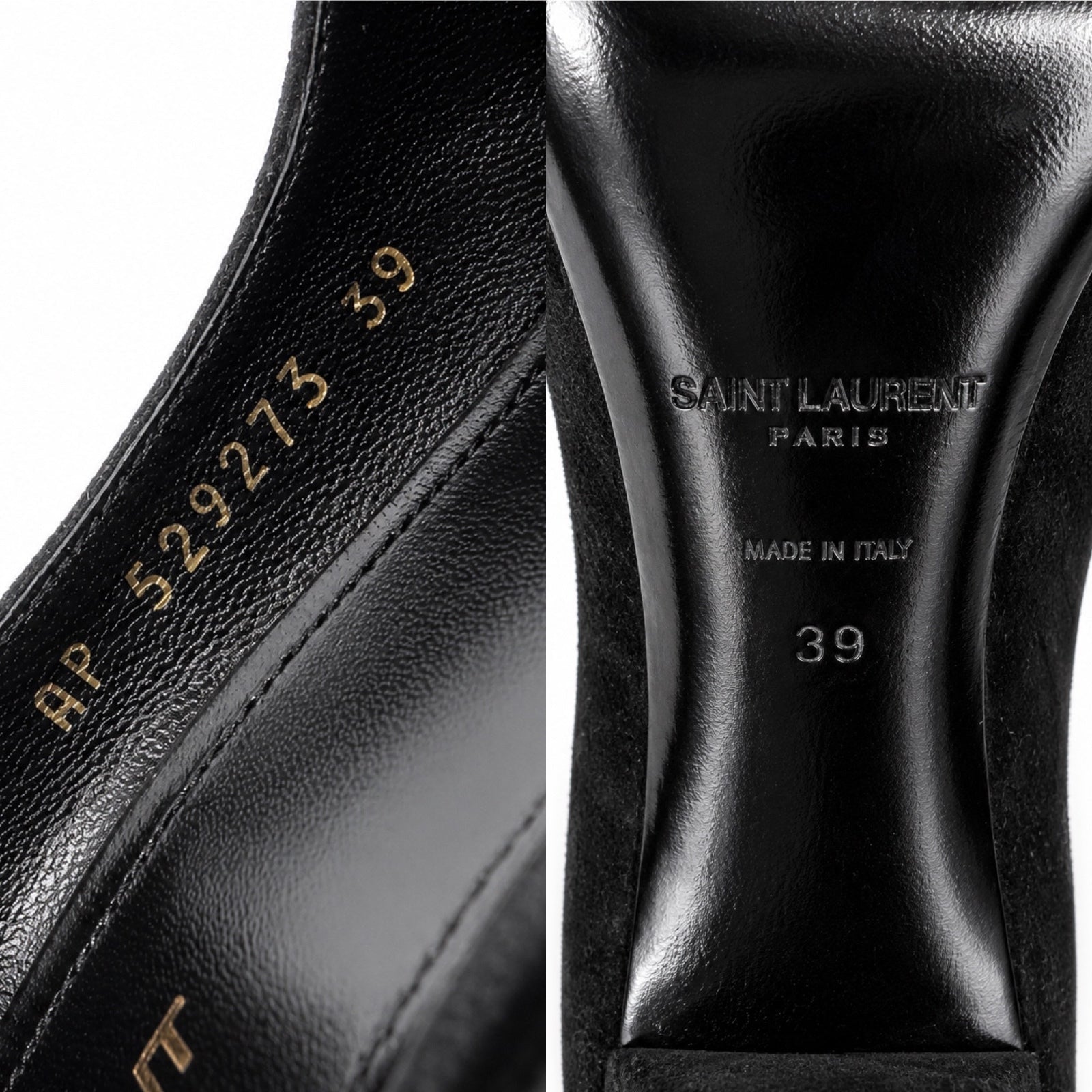 Saint Laurent Saint Laurent Era 110 Ball Strass Crystal Pumps Black Suede EU 39 | NIB - Vestir
