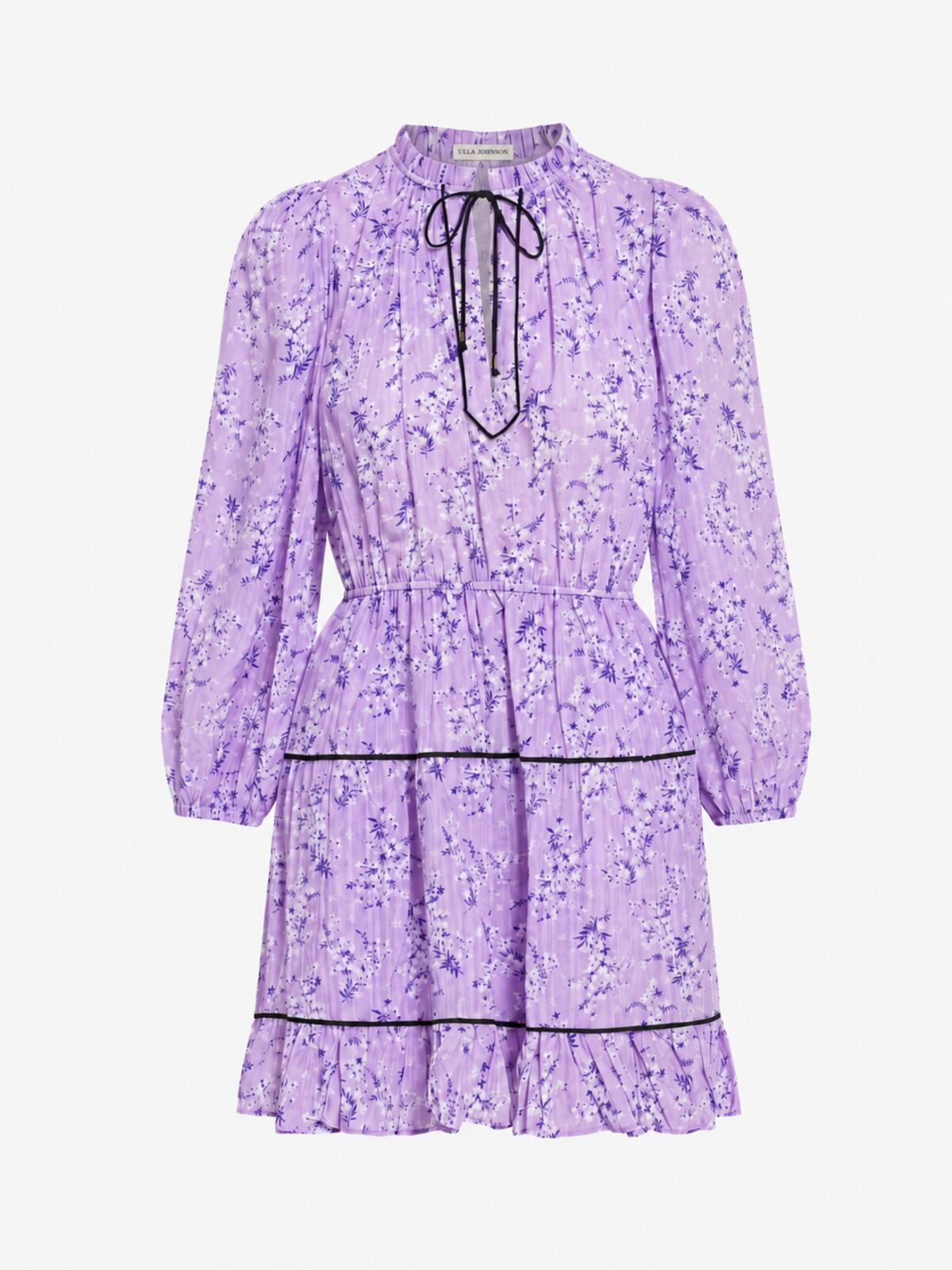 Ulla Johnson Ulla Johnson Brienne Floral Mini Dress Lilac Purple US 8 M | NWT - Vestir