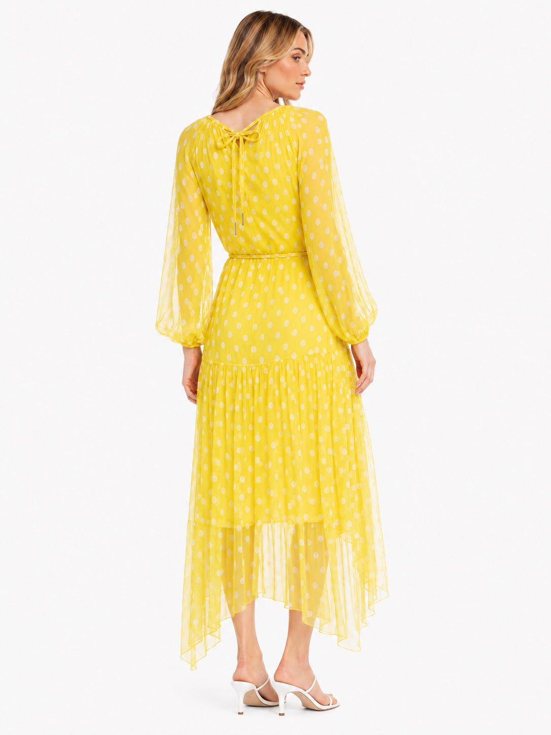 Zimmermann Zimmermann Brightside Swing Maxi Dress Sunflower Pearl Dot Silk AU 0 US 0 | NWT - Vestir